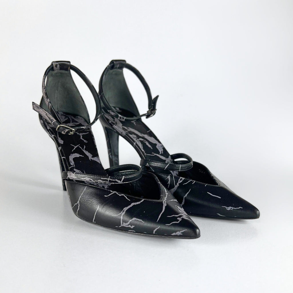 Balenciaga Printed Strap Pumps (EU 38)