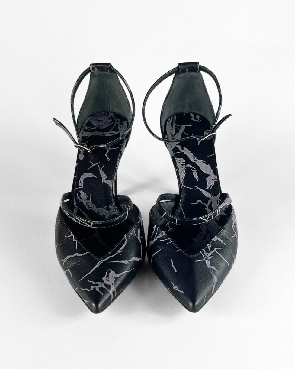 Balenciaga Printed Strap Pumps (EU 38)