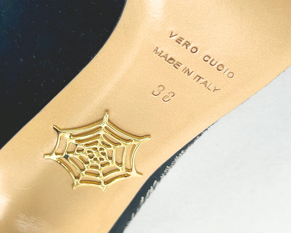 Charlotte Olympia Emilia Feather-Embroidered Suede Pumps (EU 38)