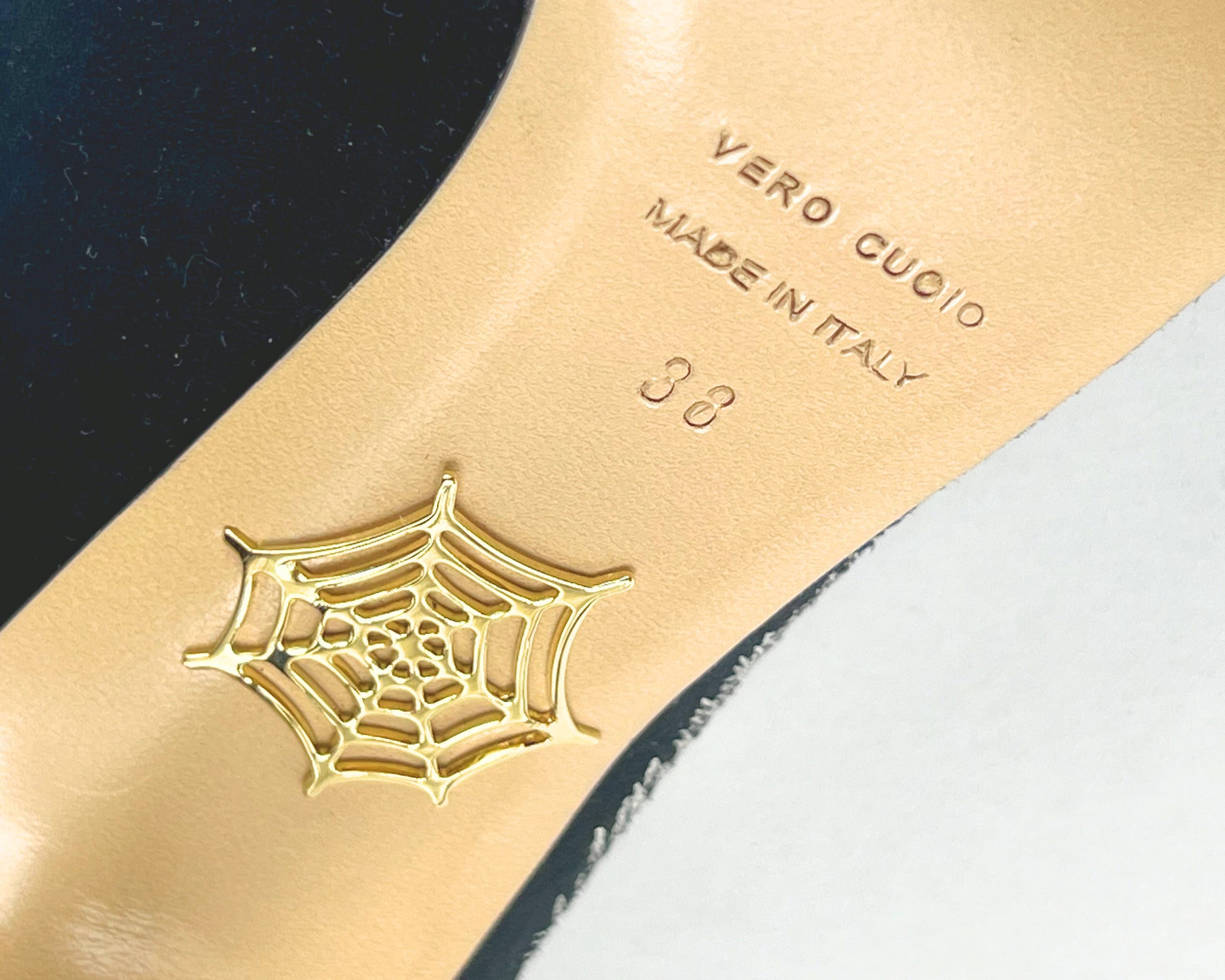 Charlotte Olympia Emilia Feather-Embroidered Suede Pumps (EU 38)