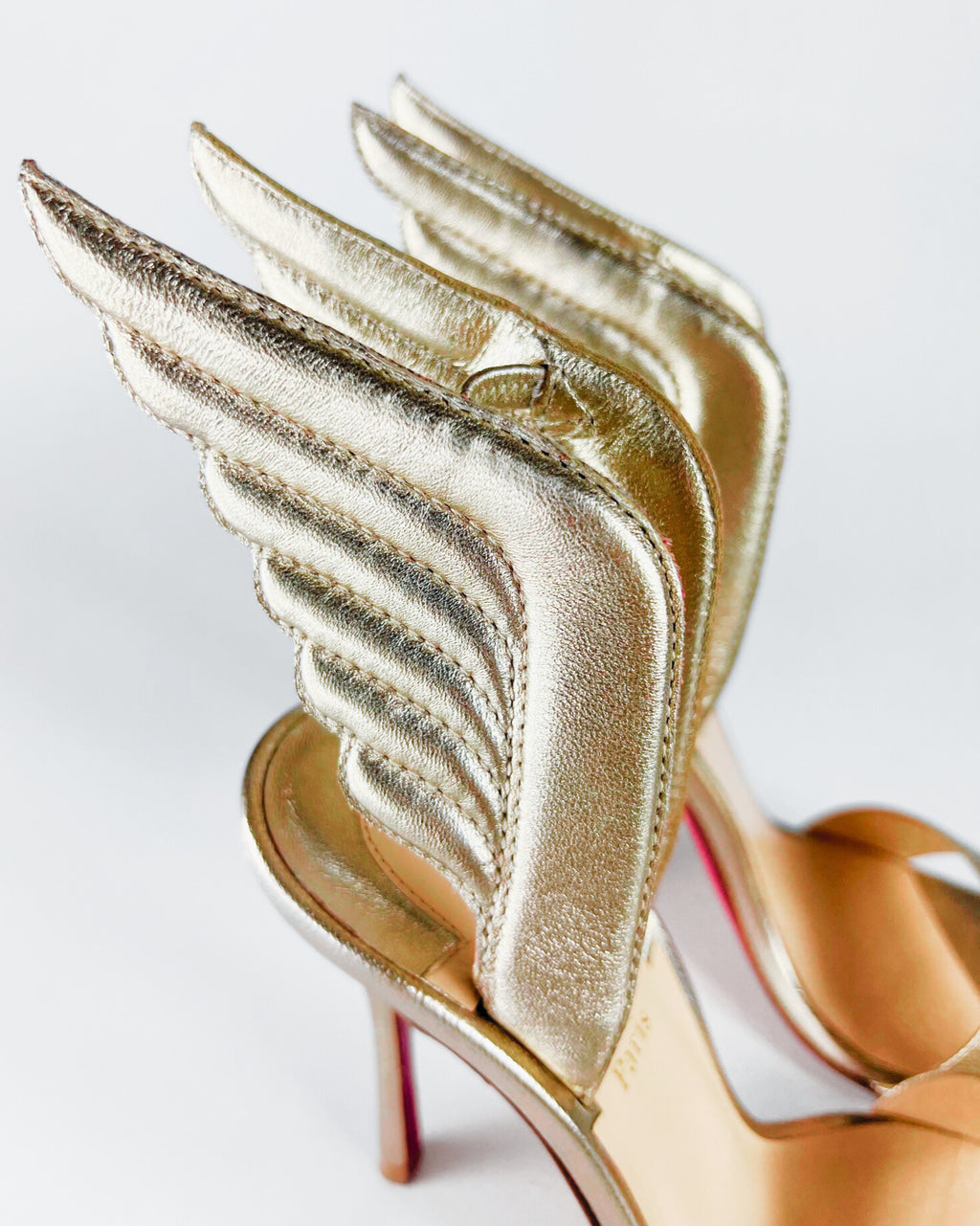 Christian Louboutin Nappa Laminata Samotresse Pumps (EU 37.5)
