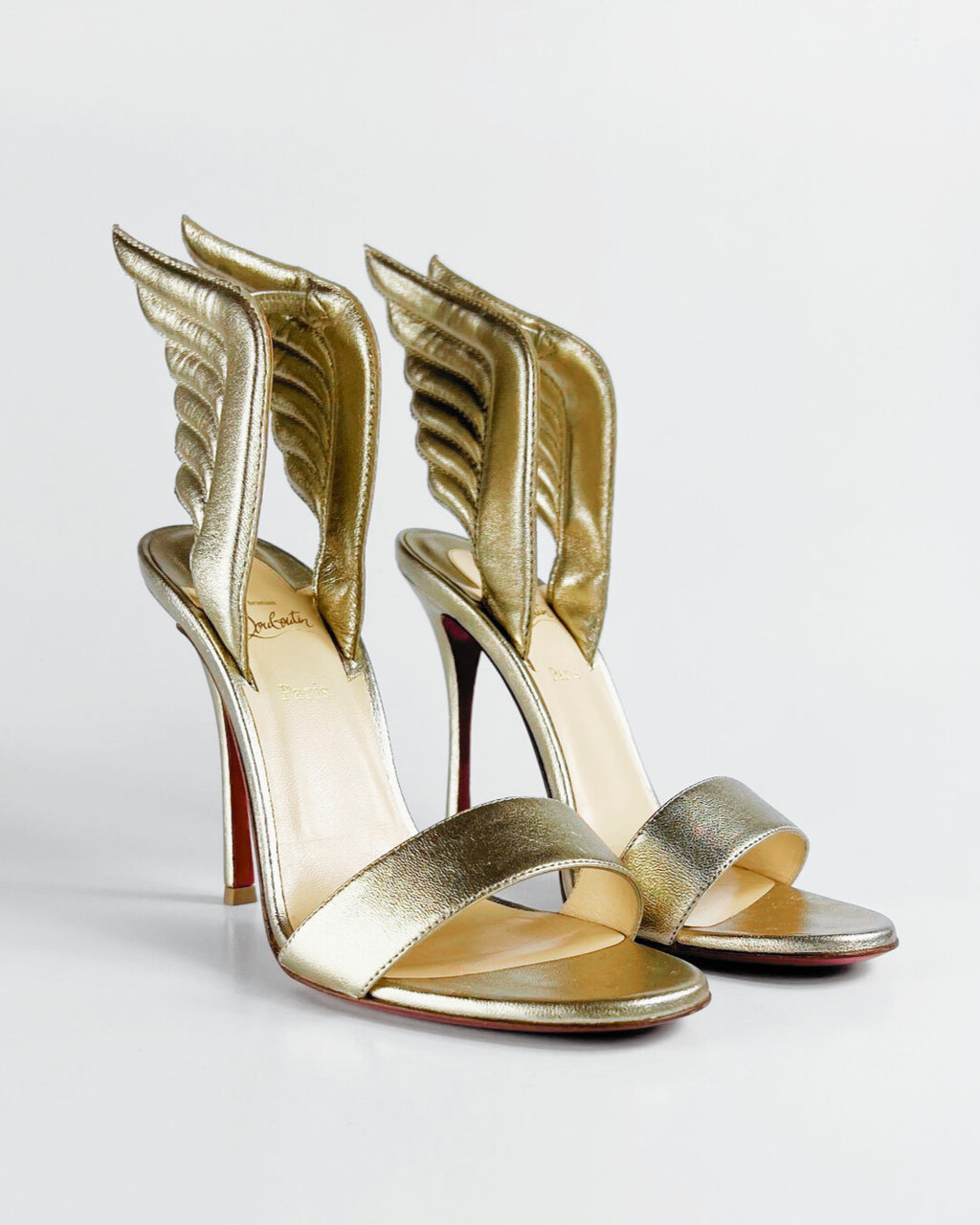 Christian Louboutin Nappa Laminata Samotresse Pumps (EU 37.5)