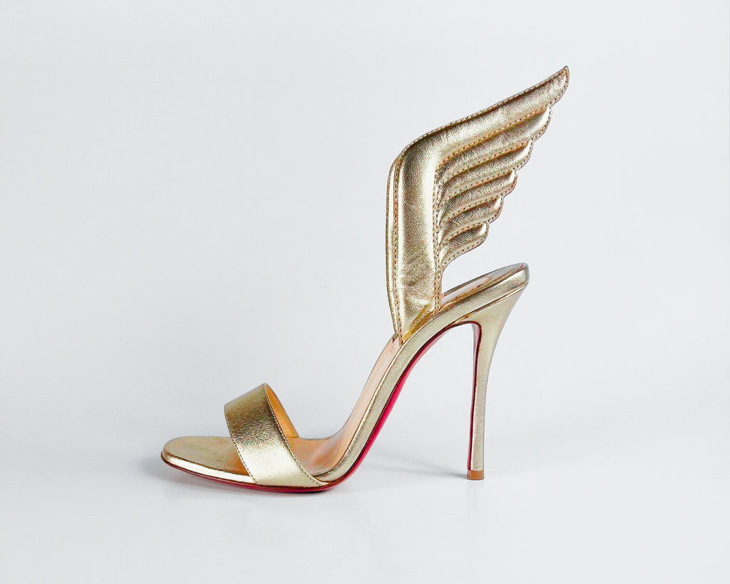 Christian Louboutin Nappa Laminata Samotresse Pumps (EU 37.5)