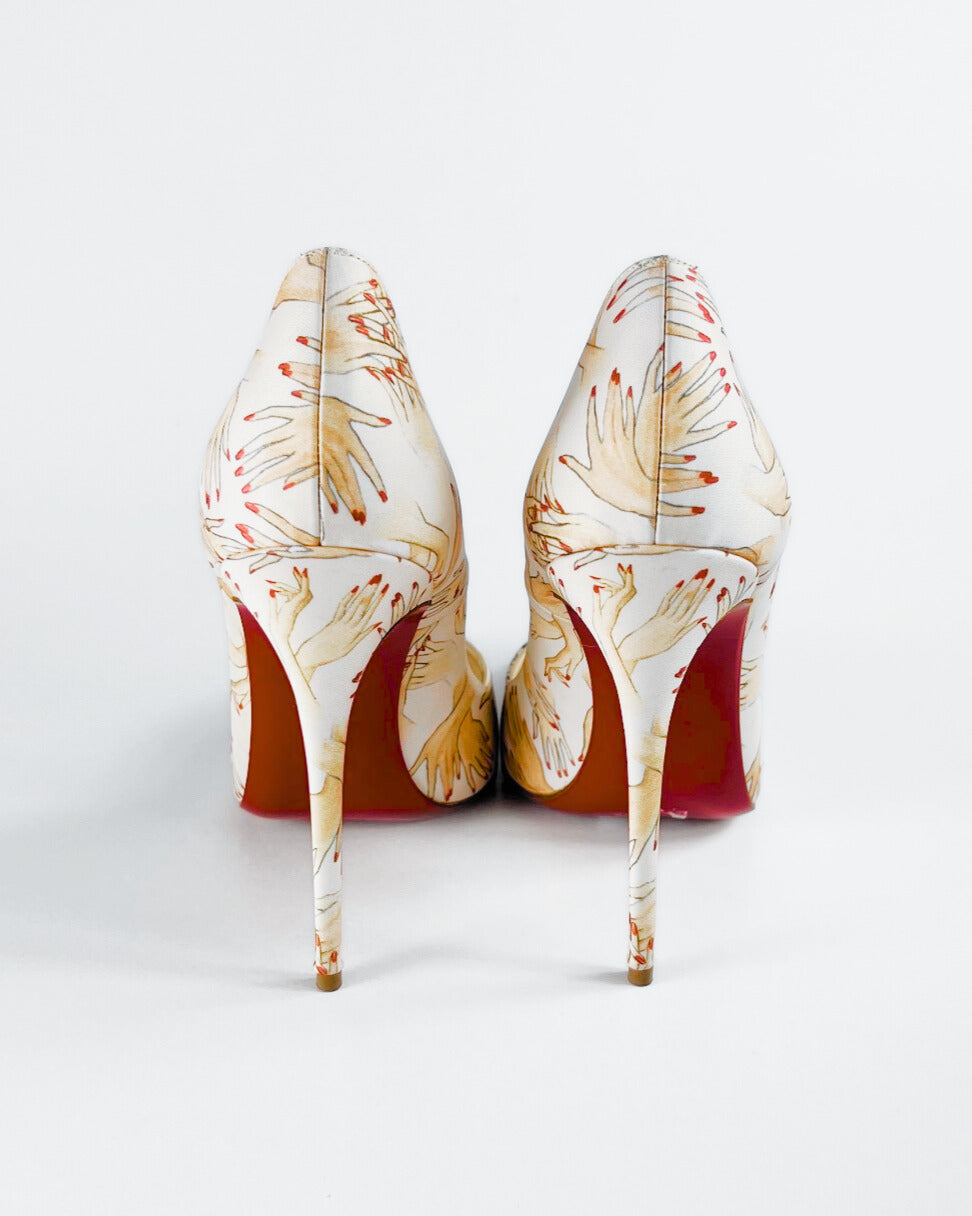 Christian Louboutin Tissu Beauty So Kate Pointed Toe Pumps (EU 38)