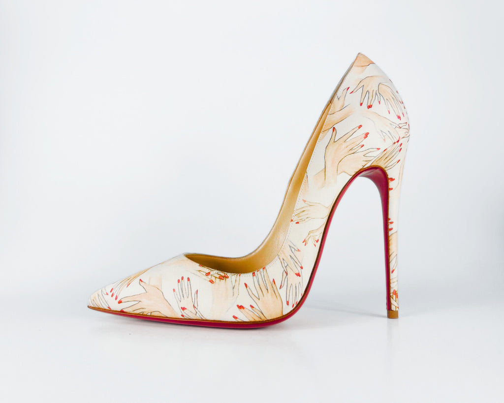Christian Louboutin Tissu Beauty So Kate Pointed Toe Pumps (EU 38)